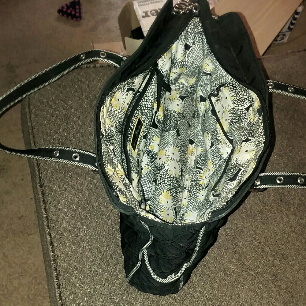 Black Vera Bradley Purse - Picture 6 of 6